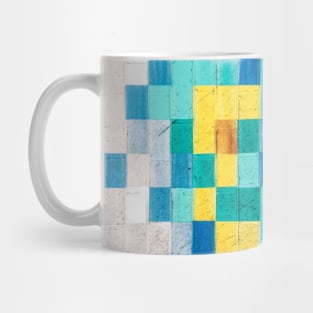 Multi colored tiles Mug